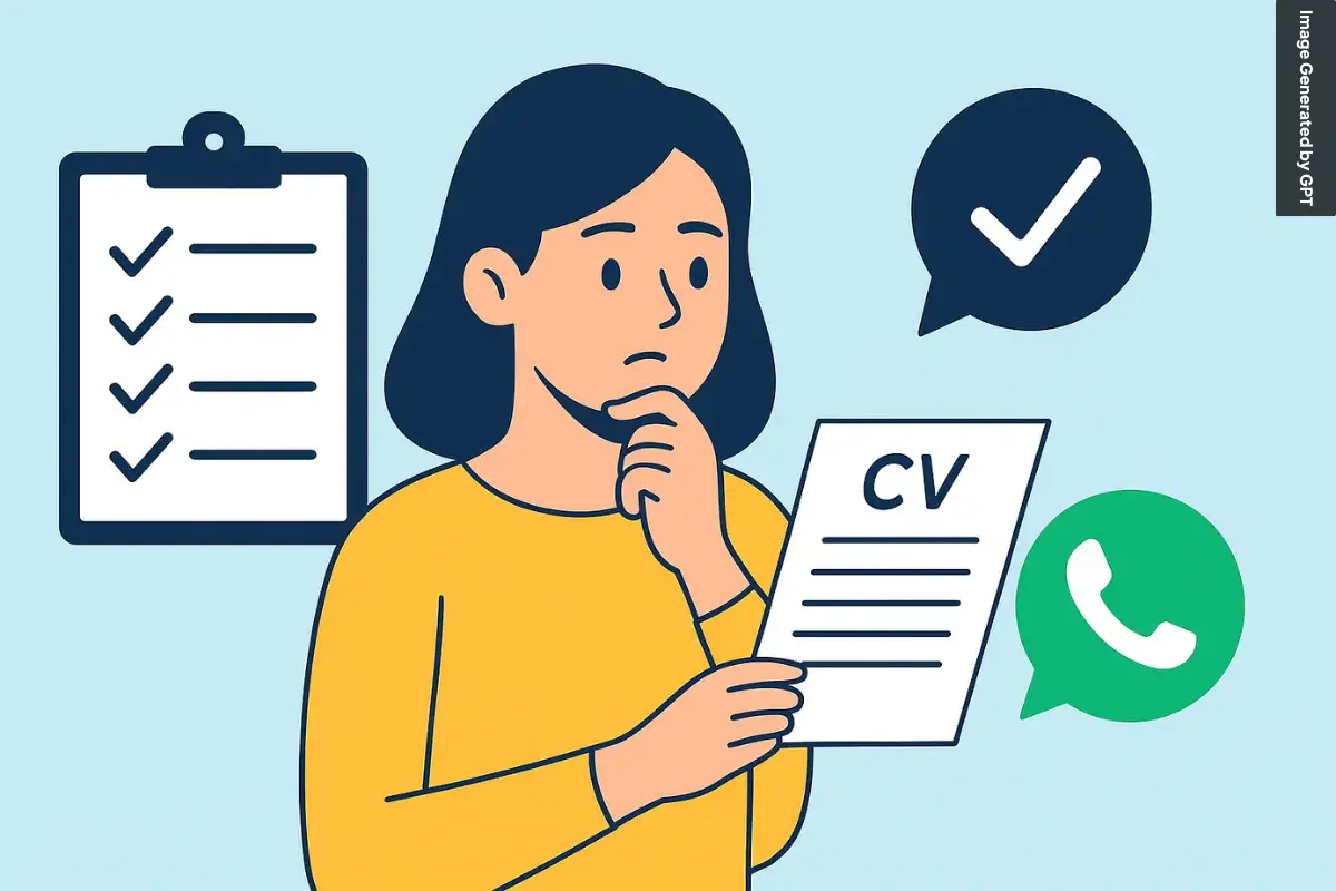 Persiapan Sebelum Kirim CV lewat WA