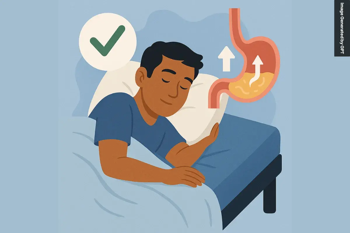 Rekomendasi Posisi Tidur Saat Asam Lambung Naik