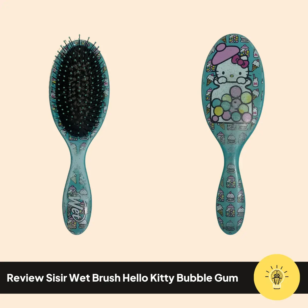 Review Sisir Wet Brush Hello Kitty Bubble Gum