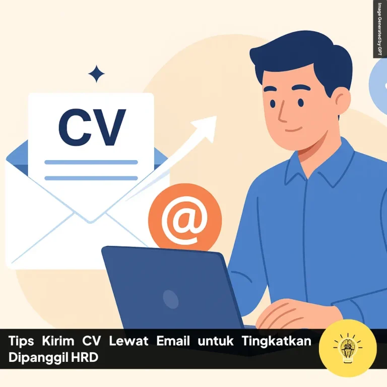 Tips Kirim CV Lewat Email untuk Tingkatkan Dipanggil HRD