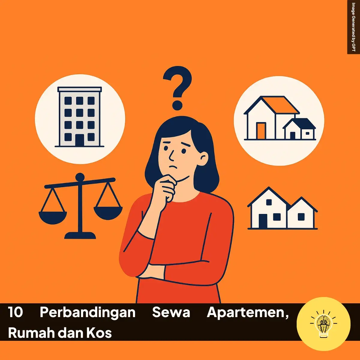 10 Perbandingan Sewa Apartemen Rumah dan Kos