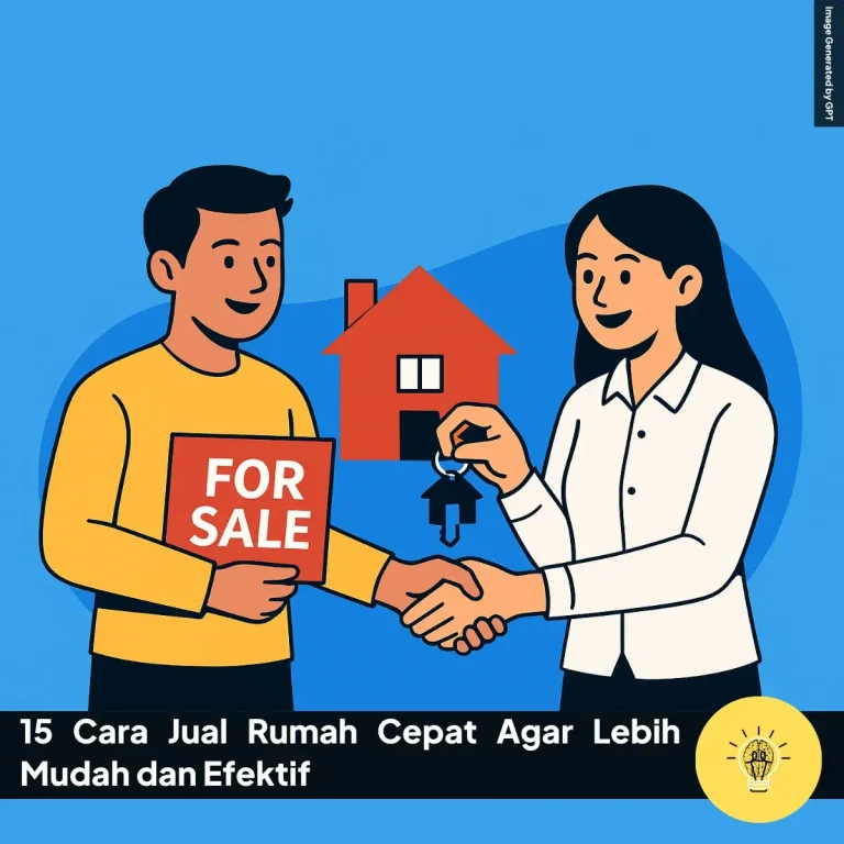 15 Cara Jual Rumah Cepat Agar Lebih Mudah dan Efektif