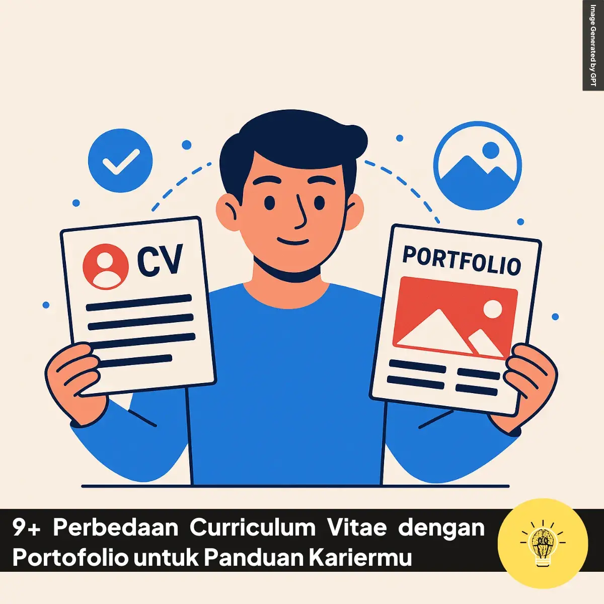 9 Perbedaan Curriculum Vitae dengan Portofolio untuk Panduan Kariermu