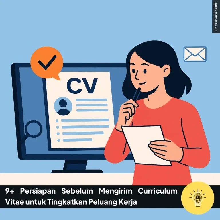 9 Persiapan Sebelum Mengirim Curriculum Vitae untuk Tingkatkan Peluang Kerja