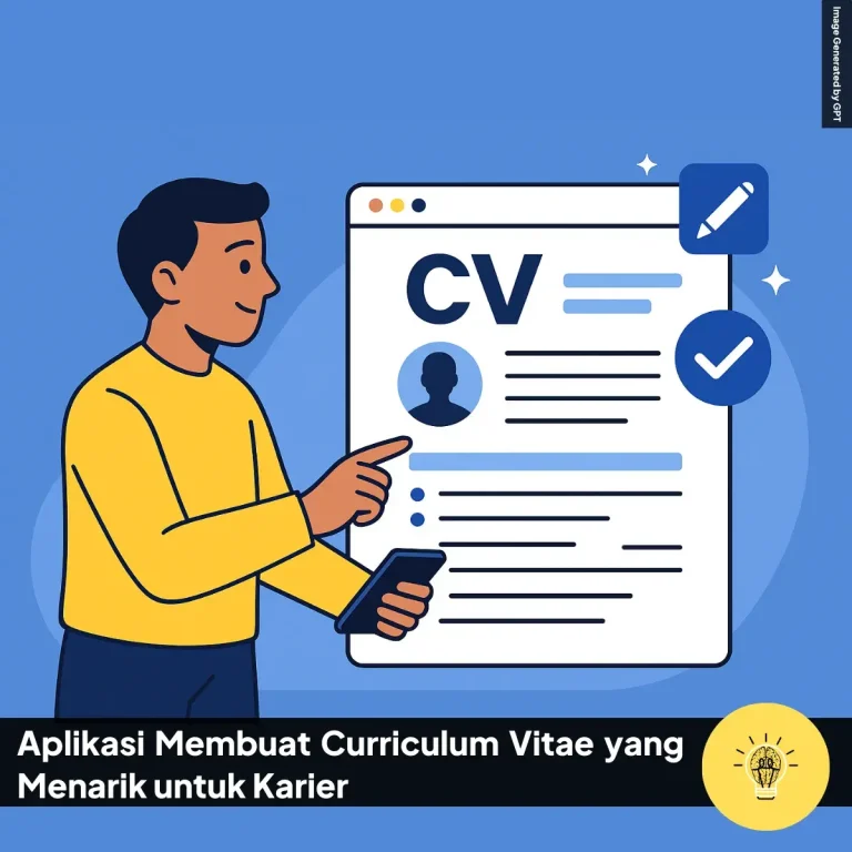 Aplikasi Membuat Curriculum Vitae yang Menarik untuk Karier