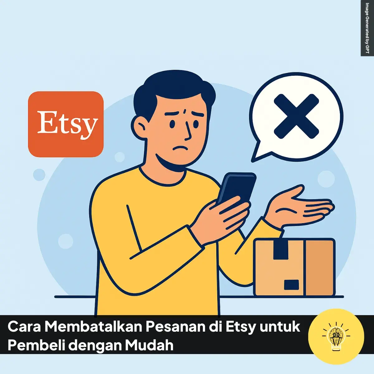 Cara Membatalkan Pesanan di Etsy untuk Pembeli dengan Mudah