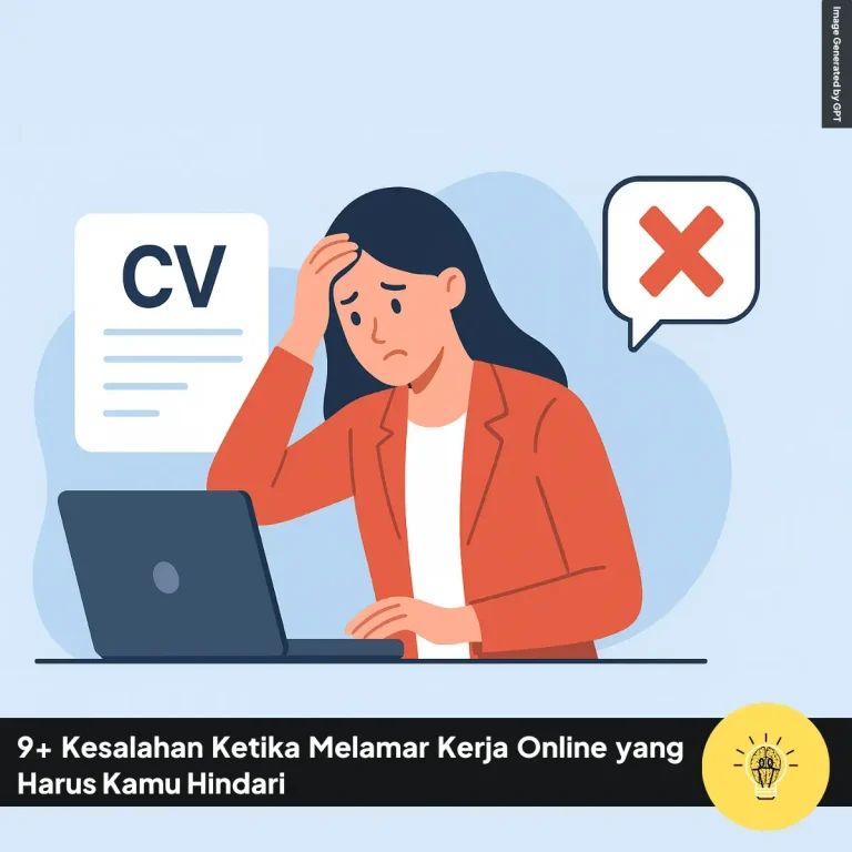 Kesalahan Ketika Melamar Kerja Online yang Harus Kamu Hindari
