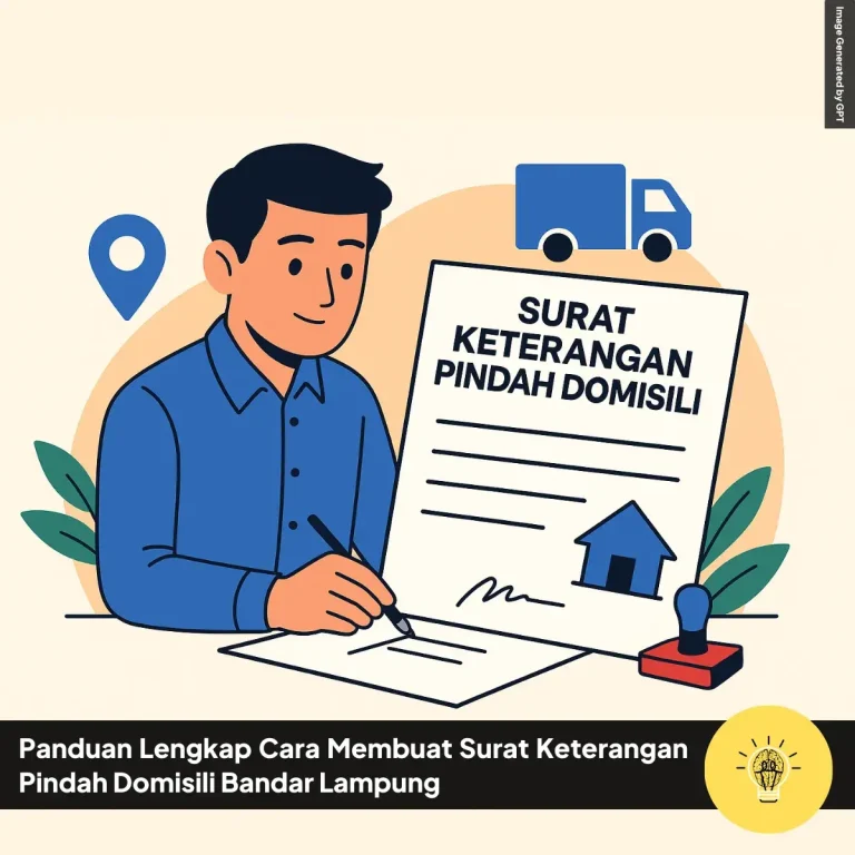 Panduan Lengkap Cara Membuat Surat Keterangan Pindah Domisili Bandar Lampung