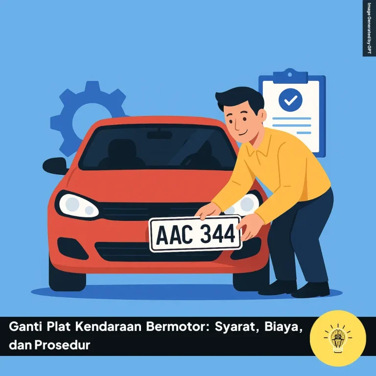 Panduan Lengkap Ganti Plat Kendaraan Bermotor Syarat Biaya dan Prosedur