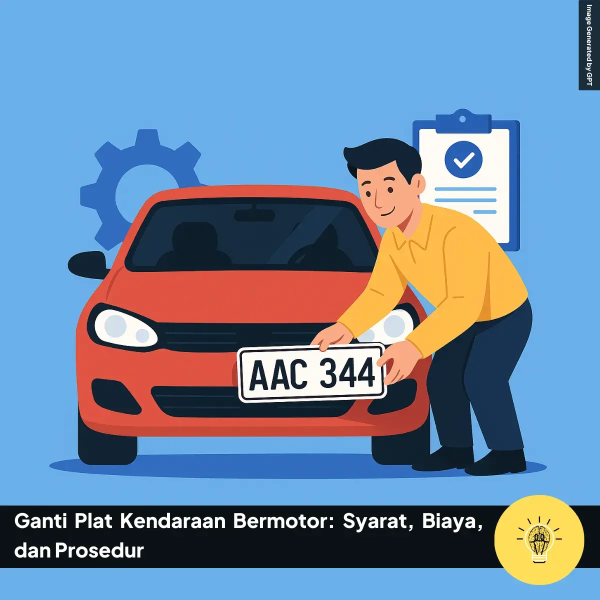 Panduan Lengkap Ganti Plat Kendaraan Bermotor Syarat Biaya dan Prosedur