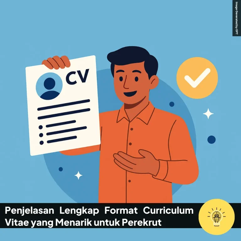 Penjelasan Lengkap Format Curriculum Vitae yang Menarik untuk Perekrut
