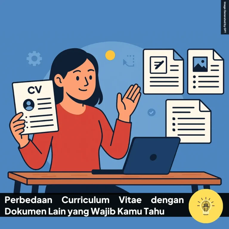 Perbedaan Curriculum Vitae dengan Dokumen Lain yang Wajib Kamu Tahu
