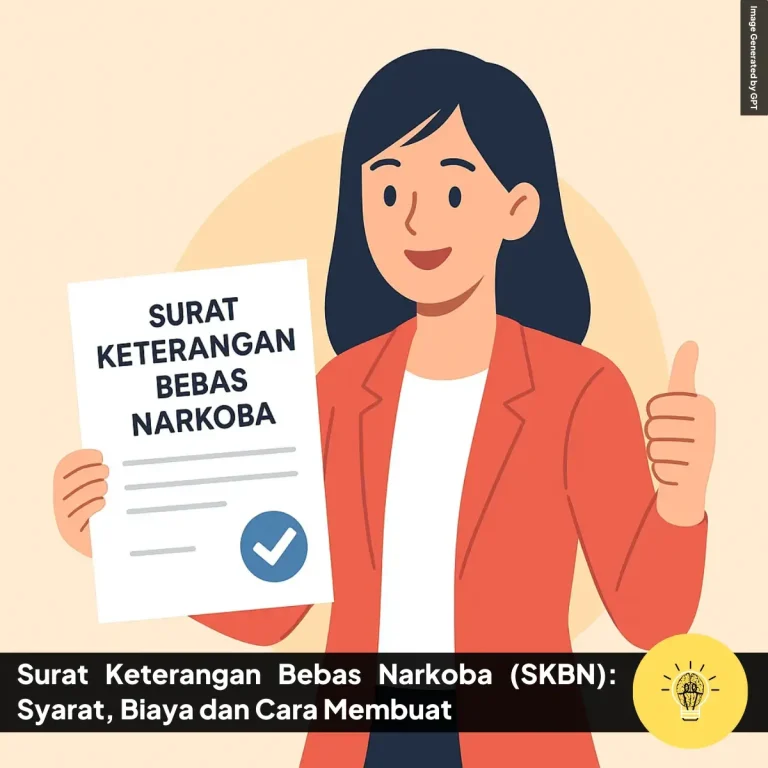 Surat Keterangan Bebas Narkoba SKBN Syarat Biaya dan Cara Membuat