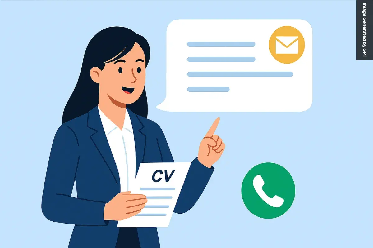 Template Pesan Follow Up Setelah Mengirimkan CV