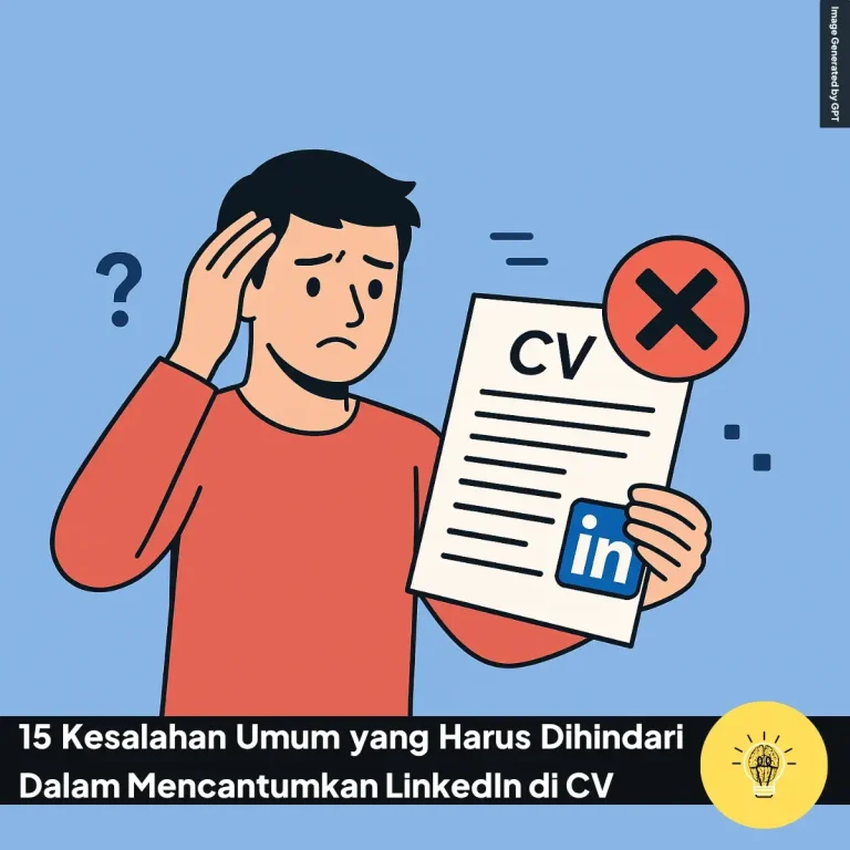15 Kesalahan Umum yang Harus Dihindari Dalam Mencantumkan LinkedIn di CV