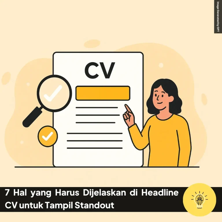 7 Hal yang Harus Dijelaskan di Headline CV untuk Tampil Standout