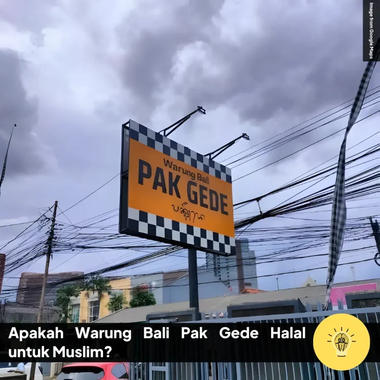 Apakah Warung Bali Pak Gede Halal untuk Muslim