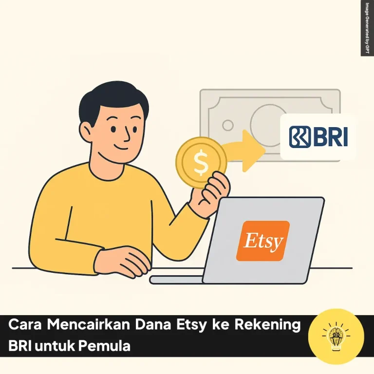 Cara Mencairkan Dana Etsy ke Rekening BRI untuk Pemula