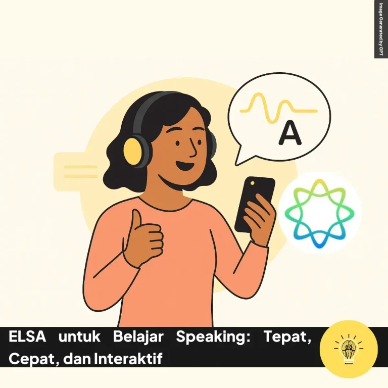 ELSA untuk Belajar Speaking Tepat Cepat dan Interaktif