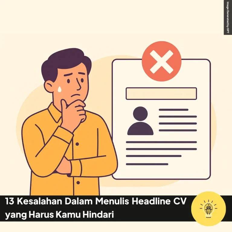 Kesalahan Dalam Menulis Headline CV yang Harus Kamu Hindari