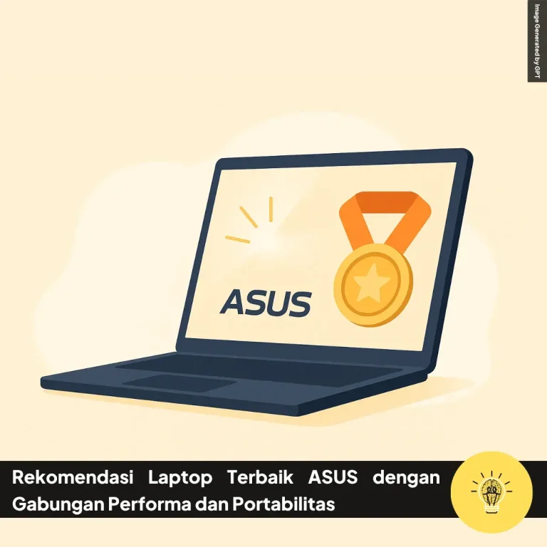 Rekomendasi Laptop Terbaik ASUS dengan Gabungan Performa dan Portabilitas