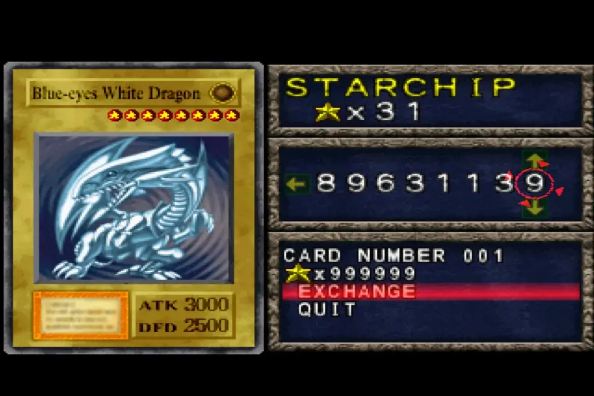 Password Monster Yugioh Forbidden Memories