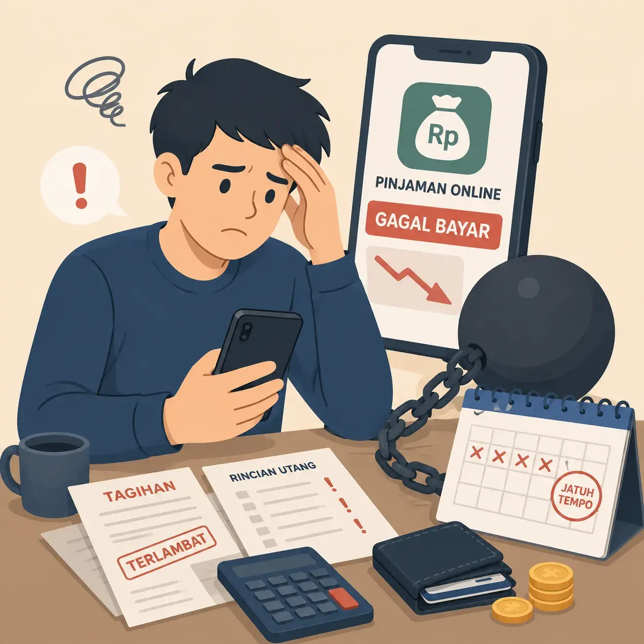 Gagal Bayar Pinjaman Online