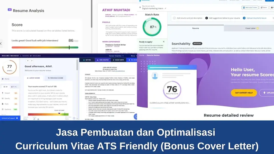 Jasa Optimasi CV ATS